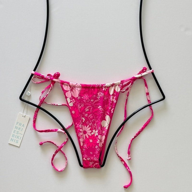 Frankies Bikinis Tavi Tie Side Skimpy Bikini Bottom - Mowie Wowie | Alternate view
