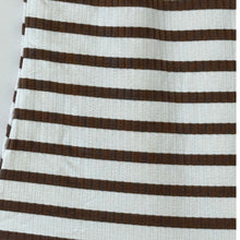 Vitamin A Swimwear Leah One Piece - Marine Stripe Cocoa Ribbed