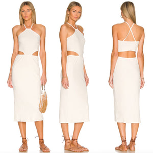 LNA  LNA Clothing EMMY Midi Dress - Large - NWT – PerfectKini