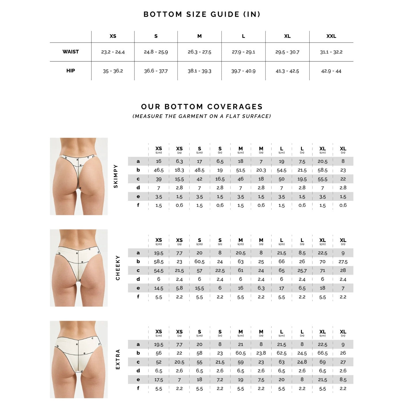 OneOne Swimwear Heidi Cheeky Bikini Bottom – White Ribbed | Alternate view