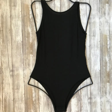 Bardot Bardot Australia Black Ribbed Tank Bodysuit – PerfectKini