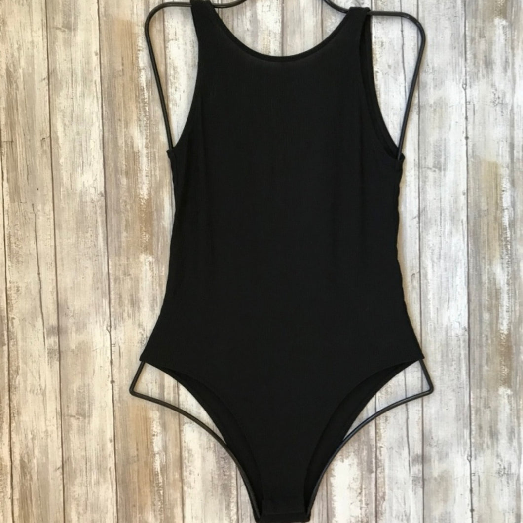 Bardot Bardot Australia Black Ribbed Tank Bodysuit – PerfectKini