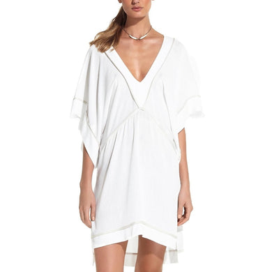 Vix ViX Swim Off White Michele Tunic Cover Up – PerfectKini