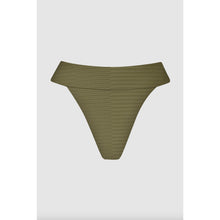 Acacia Swimwear Mateo Dual Ribbed Bikini Bottom - Cypress