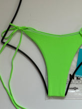 OneOne Swim Ariel Skimpy Tie Side Bikini Bottom - Neon Green
