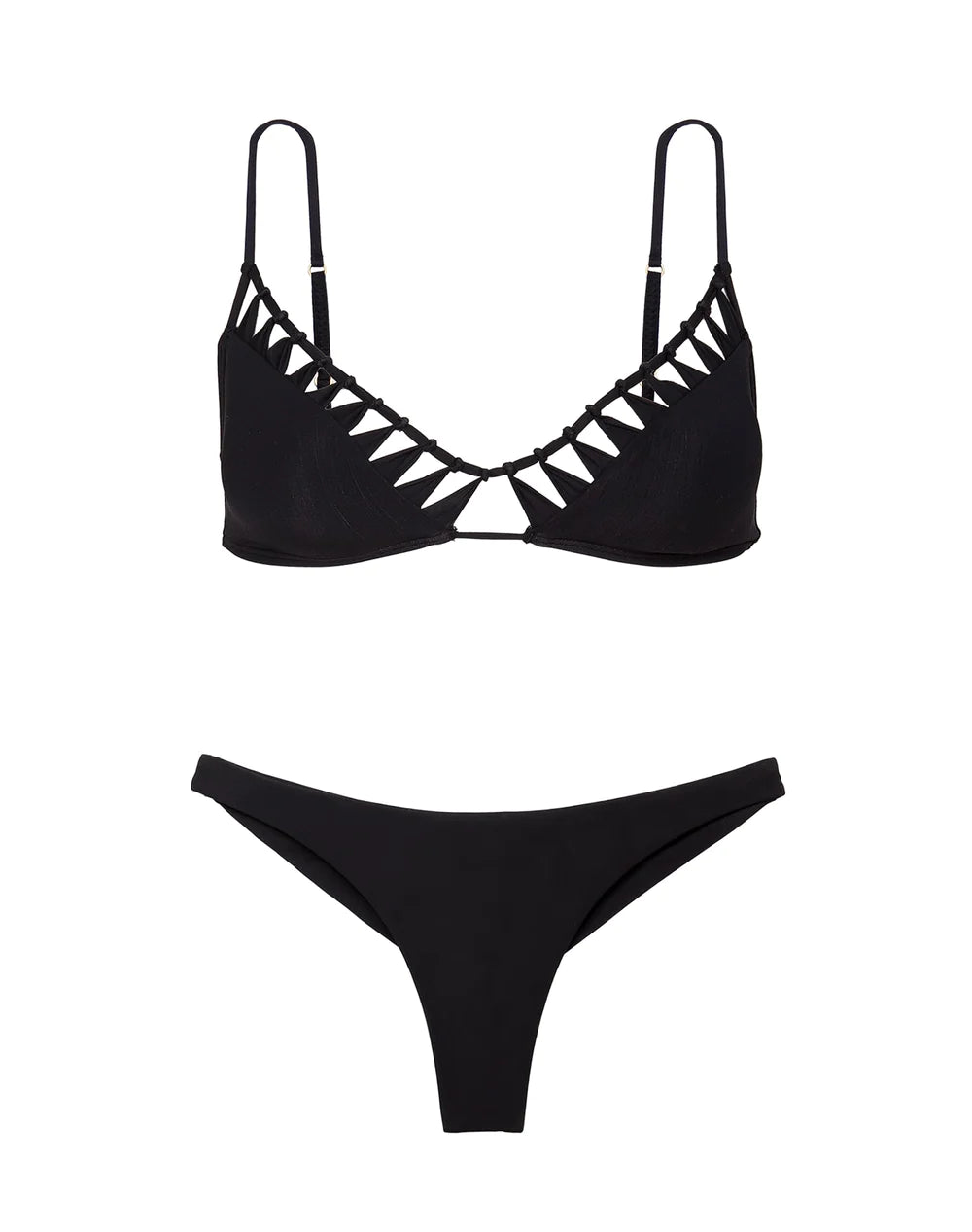 ViX Swimwear Basic Cheeky Bikini Bottom - Black