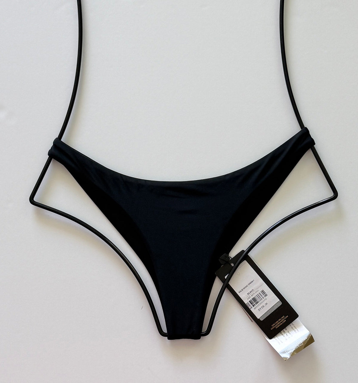 ViX Swimwear Basic Cheeky Bikini Bottom - Black