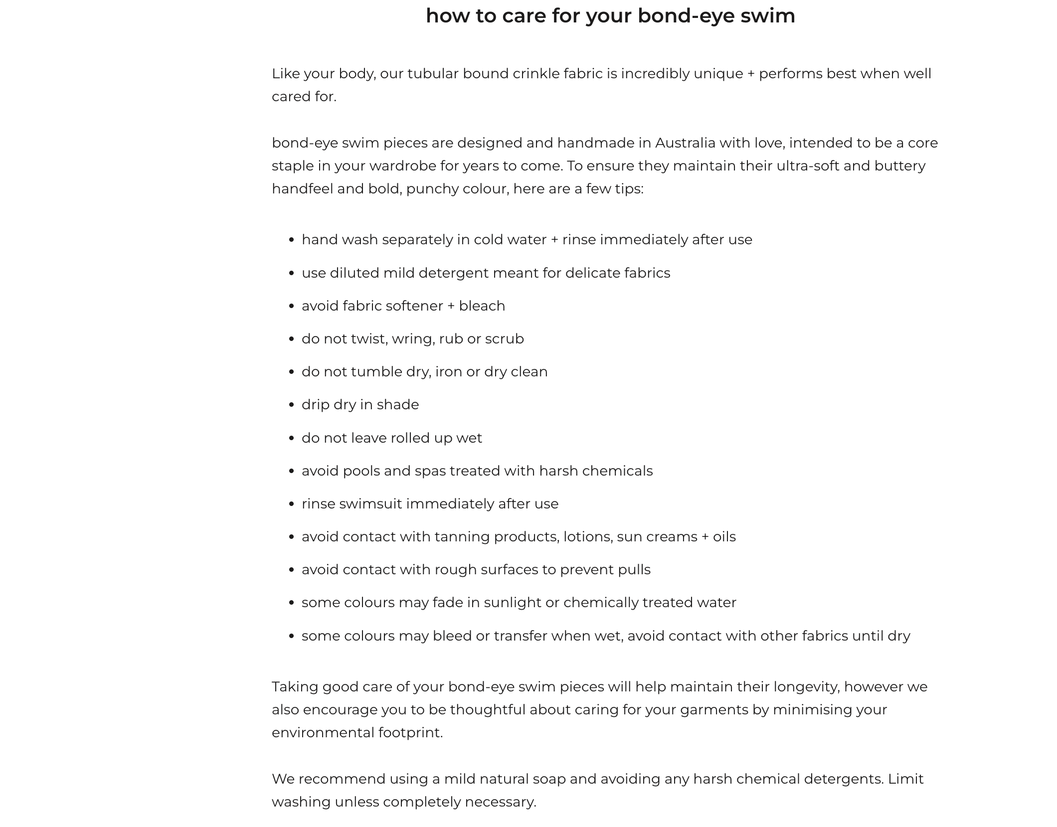 Bond-Eye Australia Bond - Eye Eco Drew Dress - Black