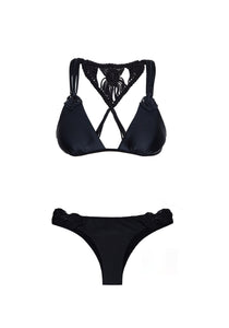 ViX Swimwear Chris Bikini Top in Black