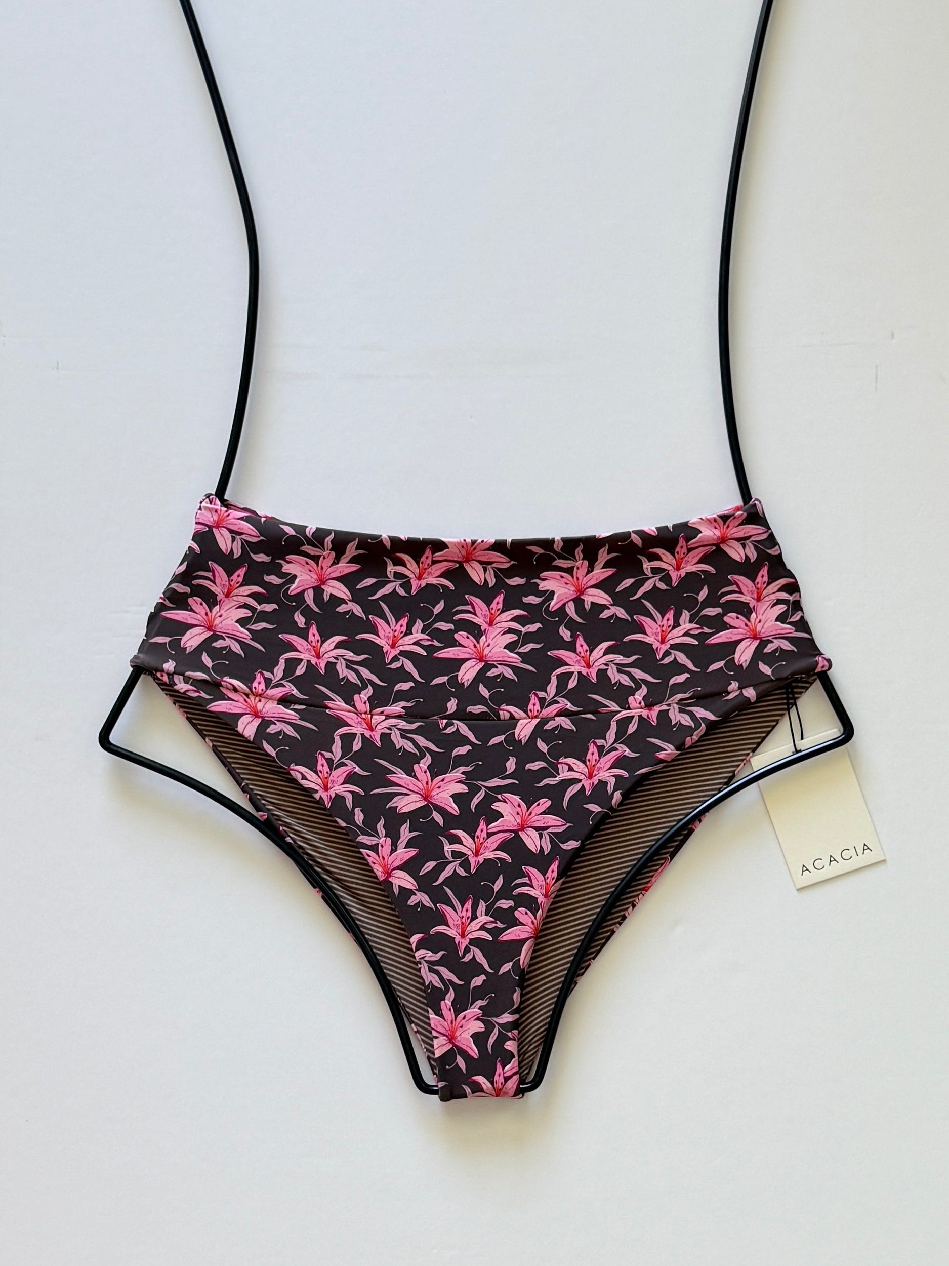 Acacia Swimwear Echo High Waisted Bikini Bottom - Madonna