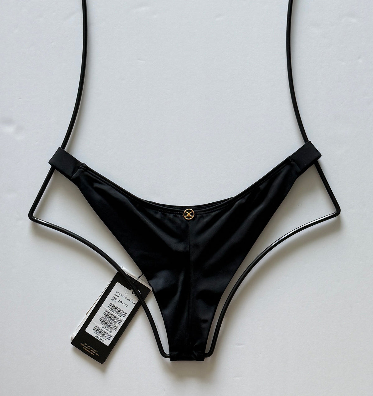 ViX Swimwear Fany Cheeky Bikini Bottom - Black