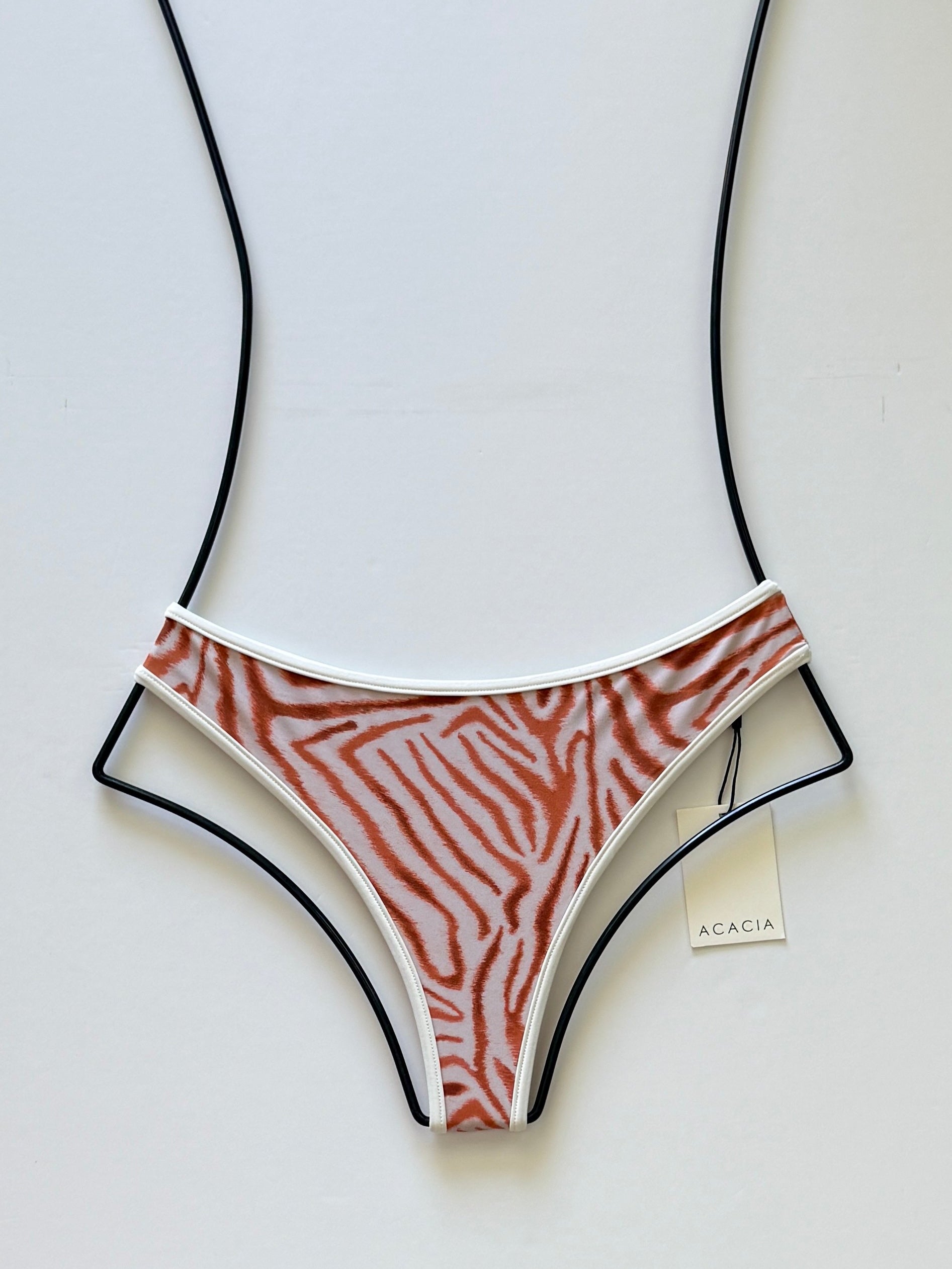 Acacia Swimwear Flynn Piped Bikini Bottom - Sabi