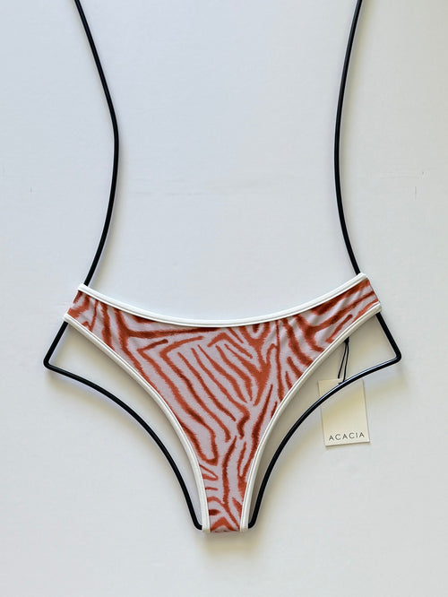 Acacia Swimwear Flynn Piped Bikini Bottom - Sabi