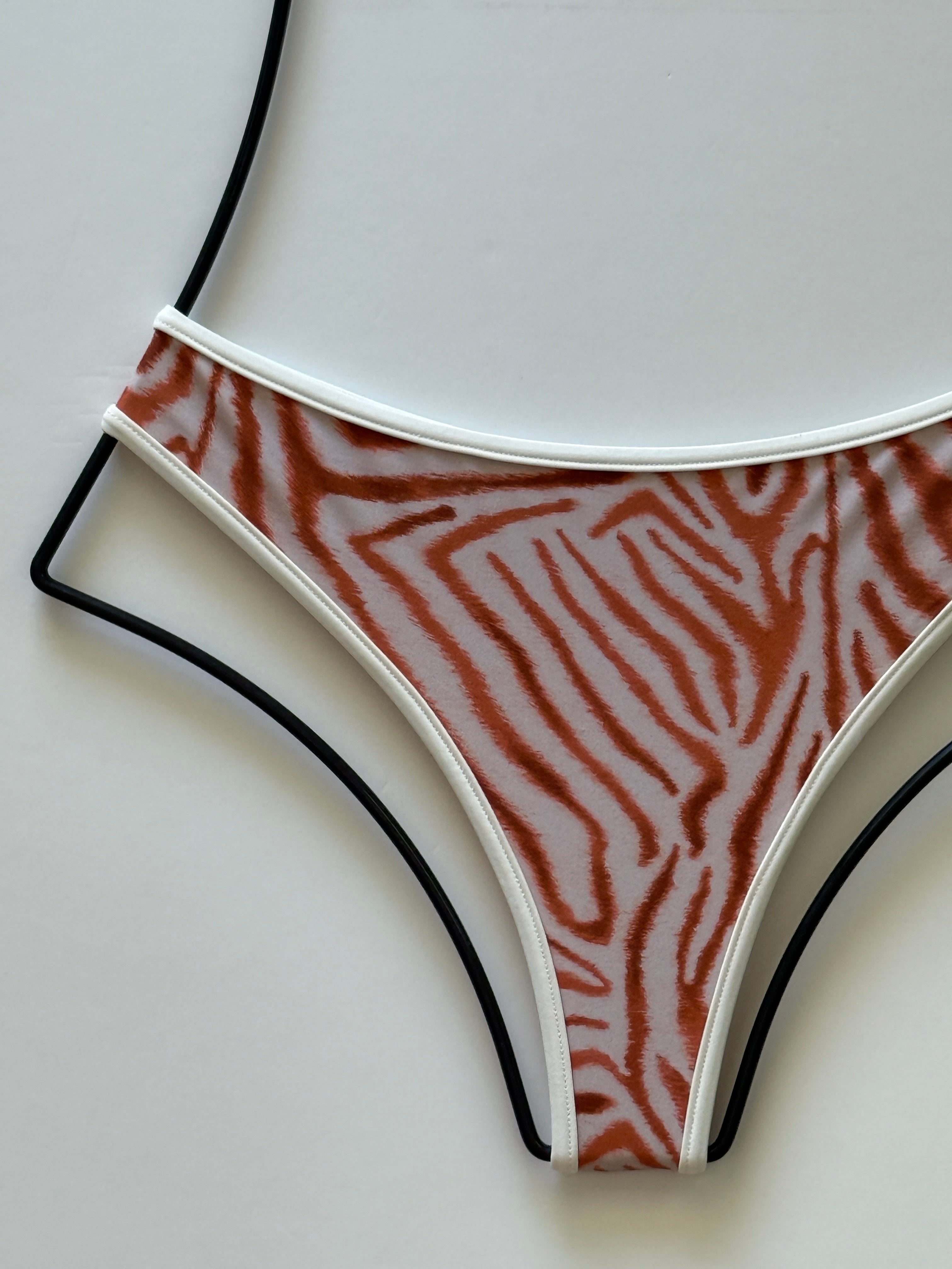 Acacia Swimwear Flynn Piped Bikini Bottom - Sabi