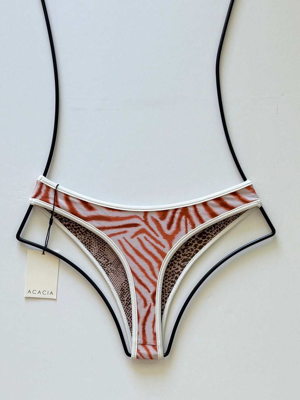 Acacia Swimwear Flynn Piped Bikini Bottom - Sabi