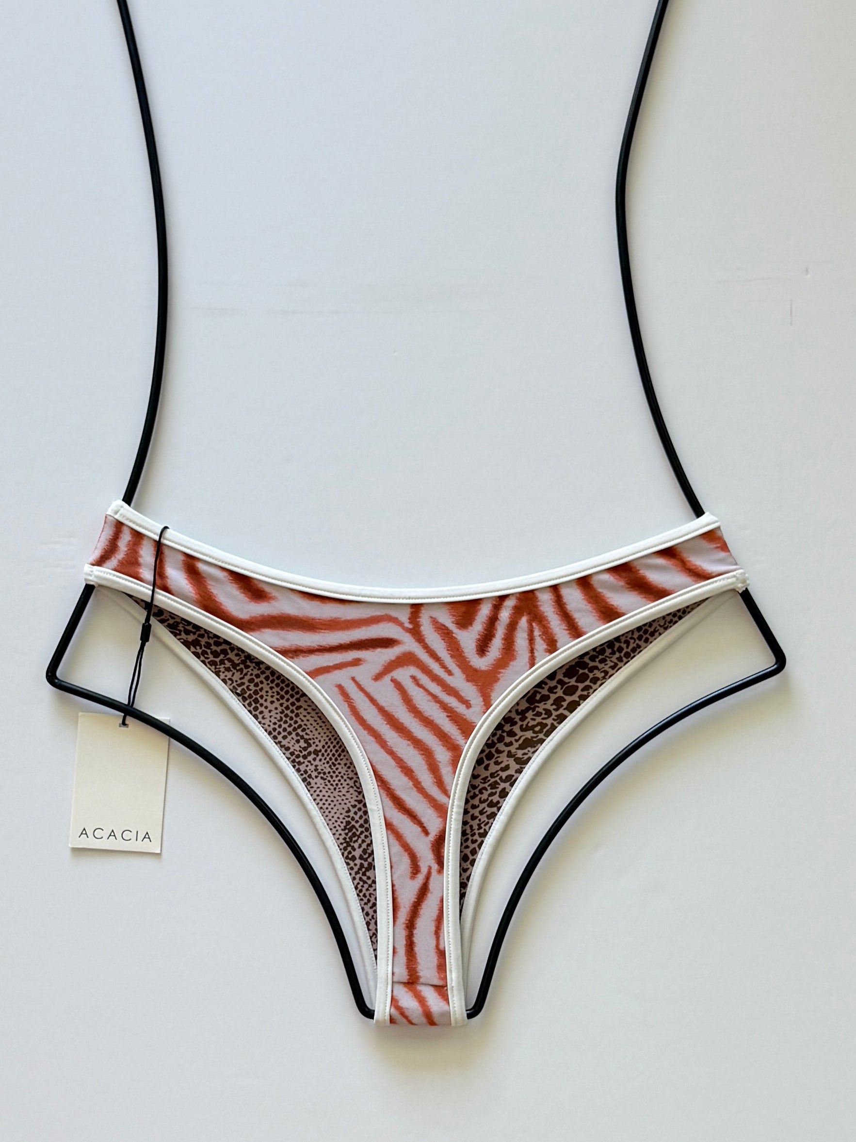 Acacia Swimwear Flynn Piped Bikini Bottom - Sabi