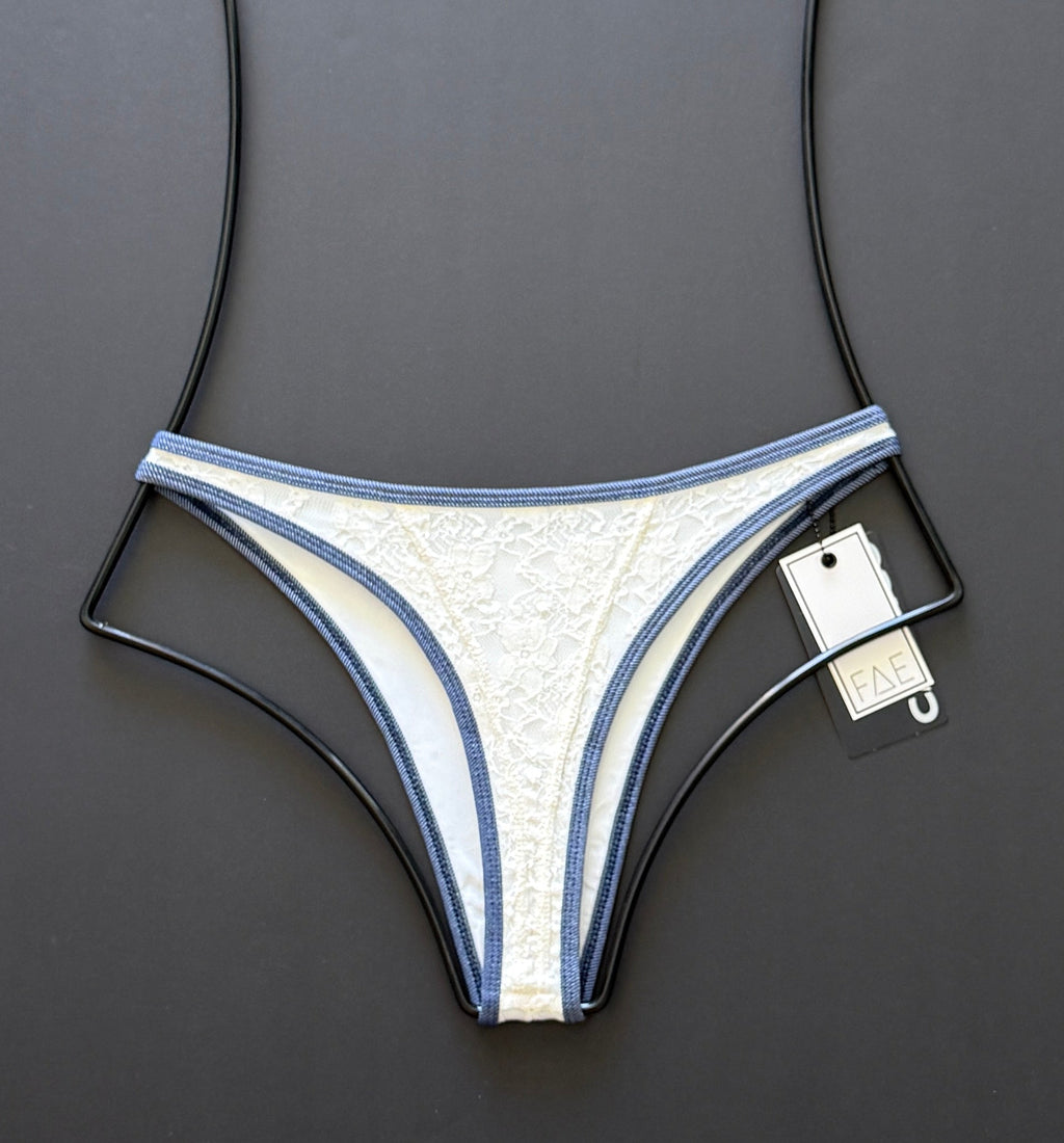 FAE Swim Hailey Bottom - Lace & Denim