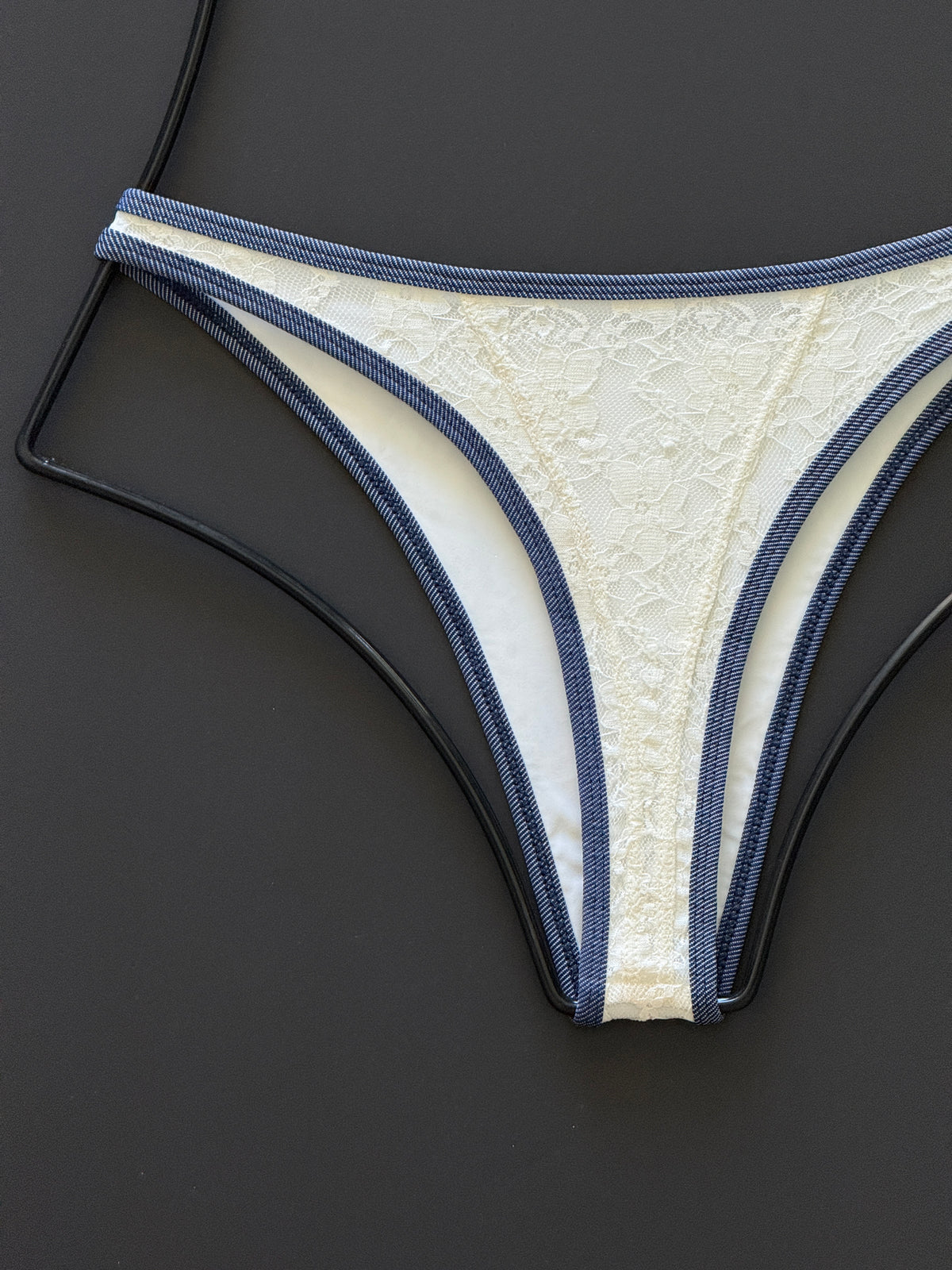 FAE Swim Hailey Bottom - Lace & Denim