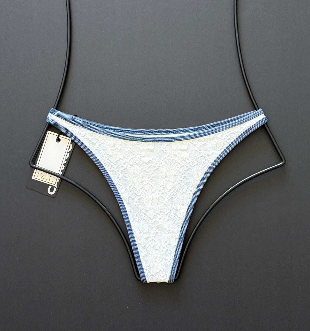 FAE Swim Hailey Bottom - Lace & Denim