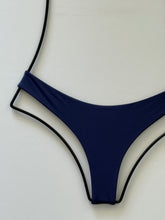 Close-up of ACACIA Ho‘okipa Bikini Bottom in Cobalt blue showing skimpy Brazilian cut