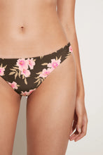 Floral-patterned bikini bottom on a neutral background