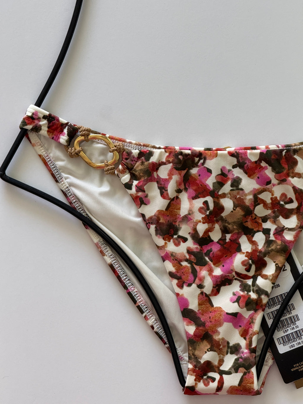 ViX Swimwear Naia Adalia Full Bikini Bottom - Multi Watercolor Floral