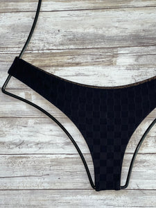 Acacia Swimwear 'Ho'okipa' Bikini Bottom in Ink Check