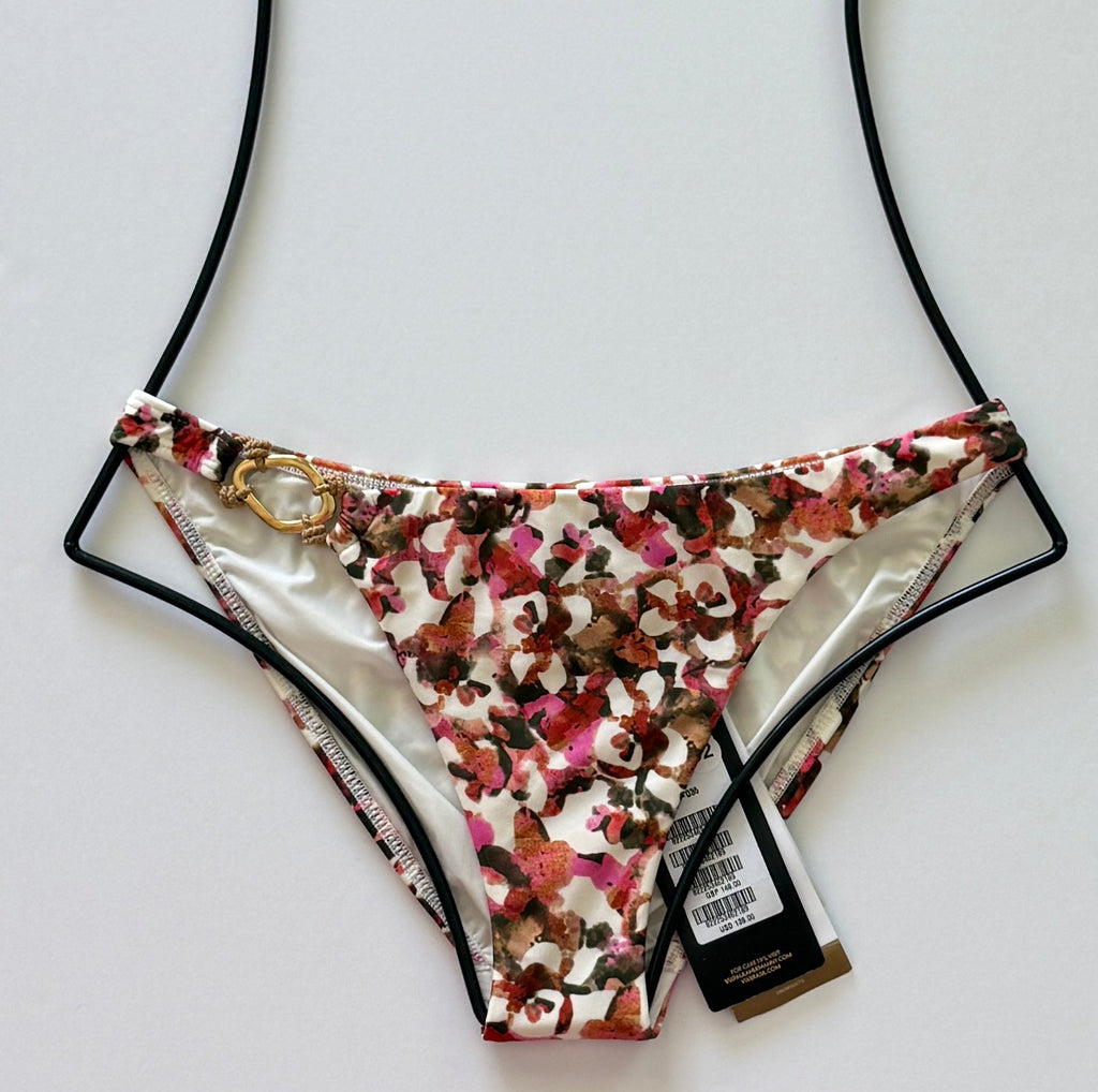 ViX Swimwear Naia Adalia Full Bikini Bottom - Multi Watercolor Floral