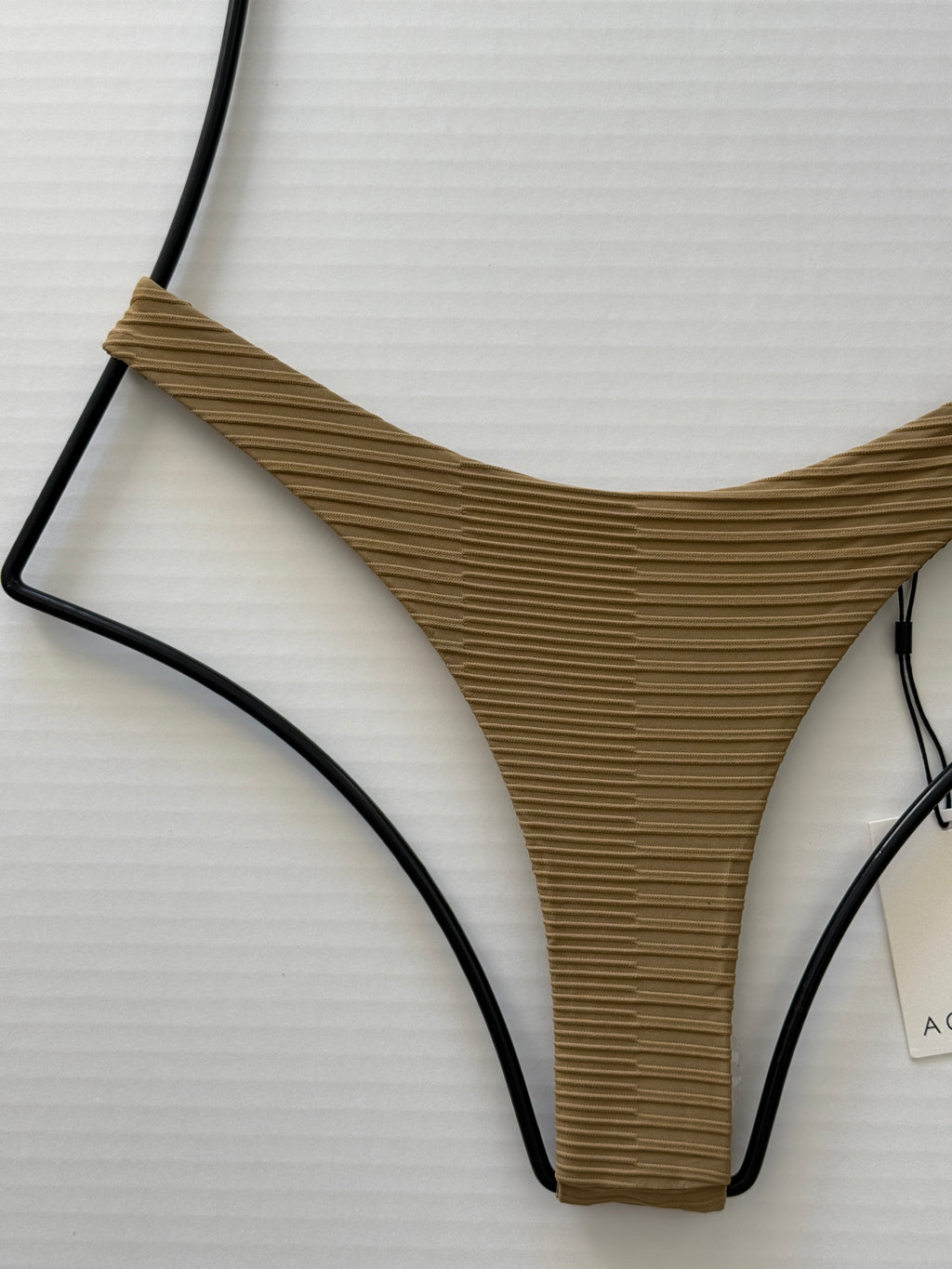 Acacia Swimwear Oslo Dual Ribbed Bikini Bottom - Palm