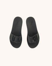 Ancient Greek Sandals Scrunchie Taygete in Black