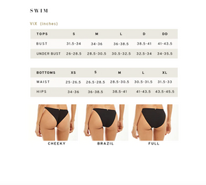 ViX Swimwear Amalfi Bikini Bottom in Kimi
