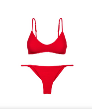 ViX Swimwear Dune Ju String Bikini Bottom in Red Pepper