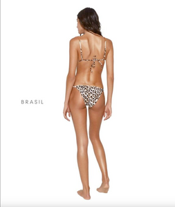 ViX Swimwear Elis Detail Brazilian Bikini Bottom in Scarlet