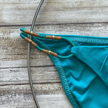 ViX Swimwear Laura Detail Bikini Bottom in Light Blue