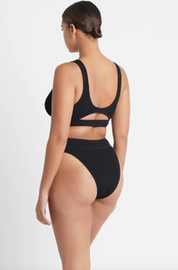 BOUND by Bond-Eye 'Sasha' Crop Eco Bikini Top in Black