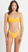 Bound by Bond-Eye Australia Bikini Top - BOUND by Bond-Eye 'Strap Saint' Crop Bikini Top in Sunny