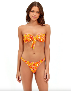 ViX Swimwear Basic Cheeky Bikini Bottom in Lowana Mustard