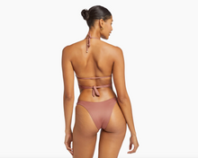 Vitamin A Swimwear 'California High Leg' Bikini Bottom in Terra Cotta Ecolux