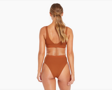 Vitamin A Swimwear 'Sienna' High Waist Bikini Bottom in Chai Ecorib