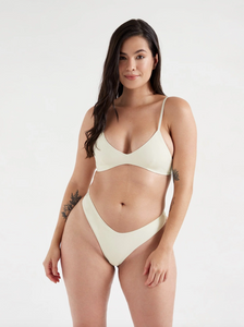 OneOne Swimwear 'Lara' Bikini Top in Ivory
