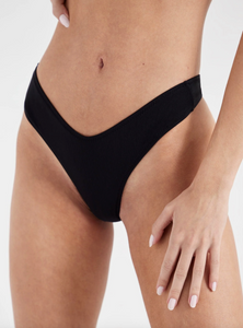 OneOne Swimwear 'Heidi' Skimpy Bikini Bottom in Black