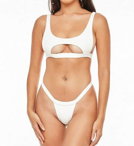 Indah Swim 'Dalena' Bikini Top in Ivory
