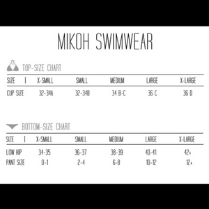 Mikoh Swimwear 'Zuma' Bikini Bottom in Night