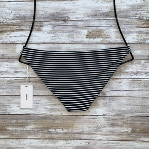 Mikoh Swimwear 'Zuma' Bikini Bottom in Night Stripe