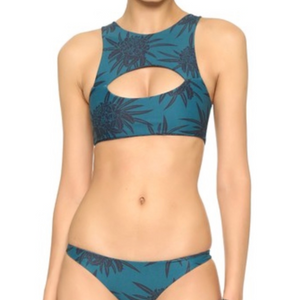 Mikoh Swimwear 'Marrakesh' Bikini Top in Protea Midnight