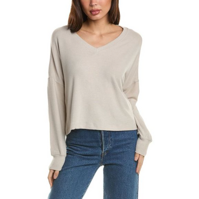 Michael Stars Sweatshirt - Michael Stars 'Vic' V-Neck Pullover in Castle