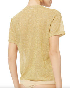 Alix NYC Essex Glitter Bodysuit in Gold