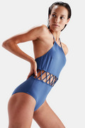 Solid & Striped One Piece - Solid & Striped 'Barbara' One Piece in Slate