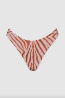 Acacia Swimwear Flynn Piped Bikini Bottom in Sabi