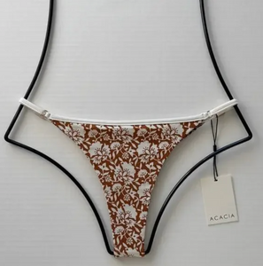 Acacia Swimwear Neema Piped Bikini Bottom in Autumn